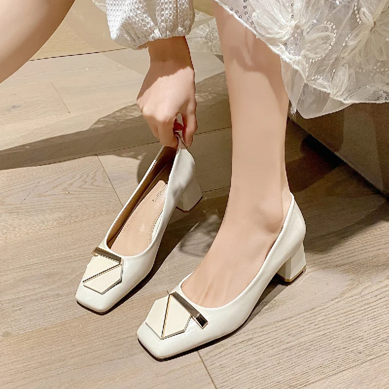 Women's faux suede stiletto heel pumps for a budget - friendly optionWomen Minimalist Fashion Casual Chunky Heel Pumps Women's faux suede stiletto heel pumps for a budget - friendly optionWomen Minimalist Fashion Casual Chunky Heel Pumps