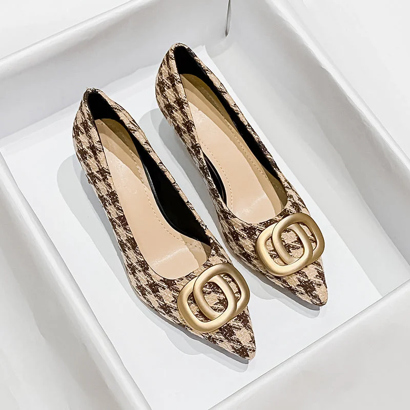 Women's satin - lined stiletto heel pumps for extra comfortWomen Fashion Pointed Toe Casual Pumps Women's satin - lined stiletto heel pumps for extra comfortWomen Fashion Pointed Toe Casual Pumps