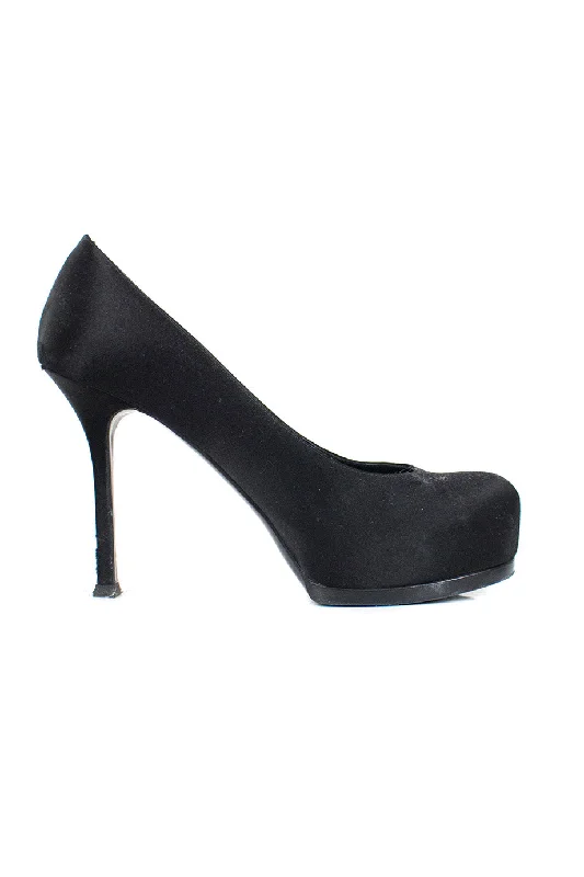 Women's burgundy stiletto heel pumps for a sophisticated appearance[WS1998] Saint Laurent | Platform pump