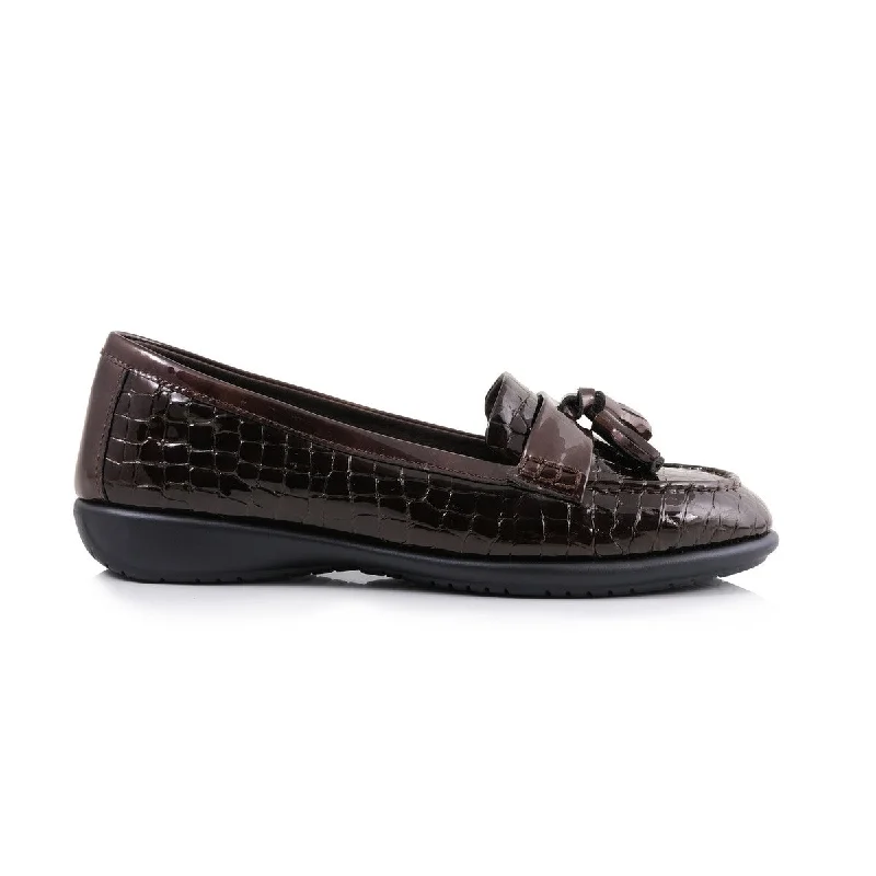 Women's cocktail party stiletto heel pumps with a unique patternPesso Darling Brown Women's cocktail party stiletto heel pumps with a unique patternPesso Darling Brown