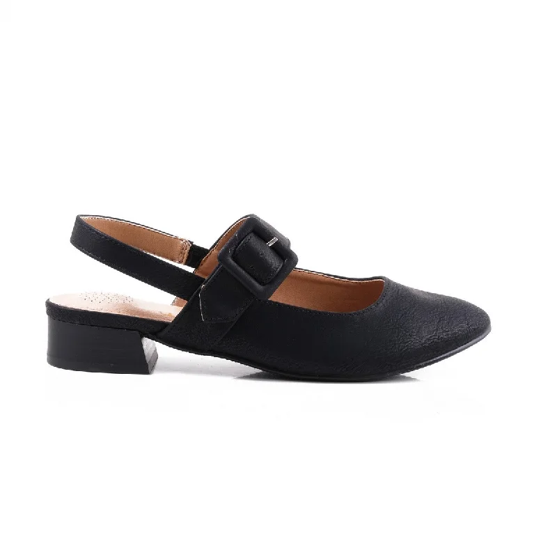 Women's platform stiletto heel pumps with a chunky soleFlone Wren Black