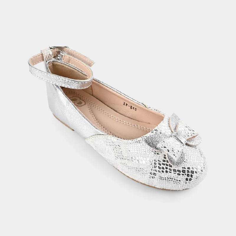 Women's water - resistant stiletto heel pumps for unexpected situationsGirls Pumps ZP-043-SILVER Women's water - resistant stiletto heel pumps for unexpected situationsGirls Pumps ZP-043-SILVER