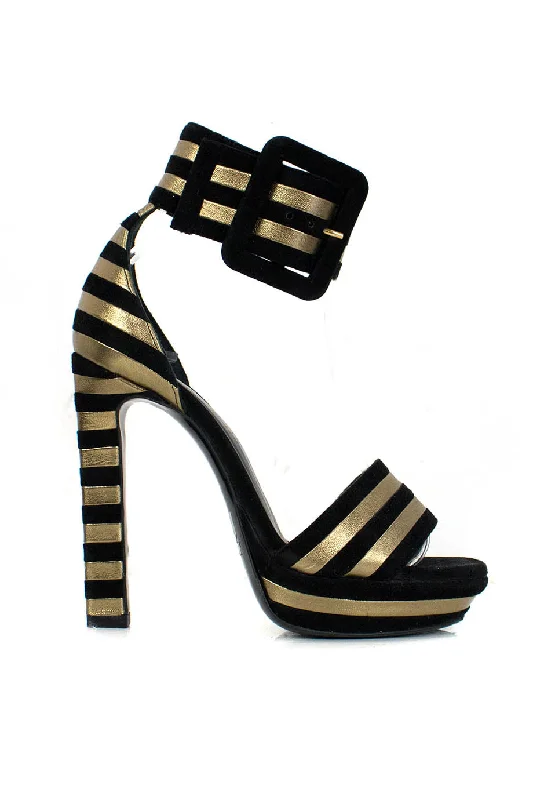 Women's red - carpet stiletto heel pumps for a glamorous event[WS2269] Saint Laurent | Platform pump