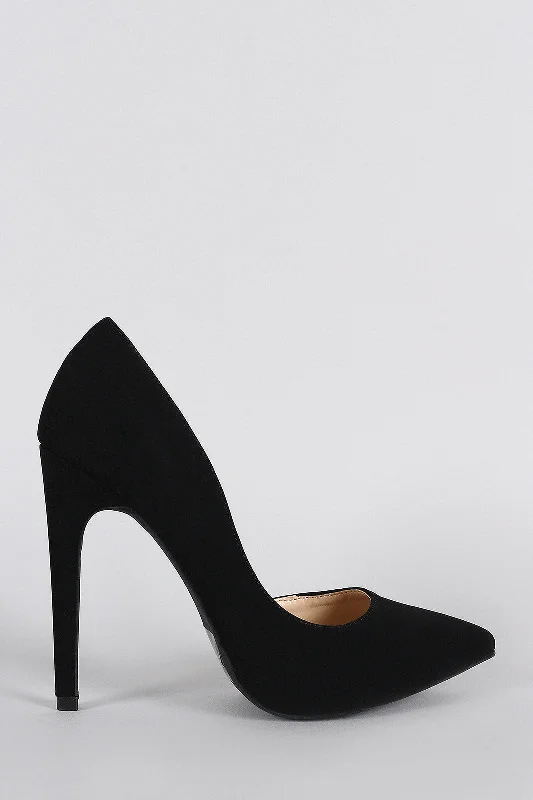 Women's lavender stiletto heel pumps for a delicate styleWild Diva Lounge Pointy Toe Dorsay Pump Women's lavender stiletto heel pumps for a delicate styleWild Diva Lounge Pointy Toe Dorsay Pump