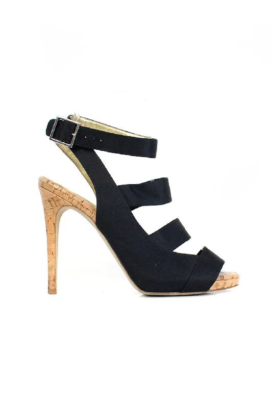Women's office - appropriate stiletto heel pumps with a low - heel option[WS1891] Stella McCartney | Open Toed Pump