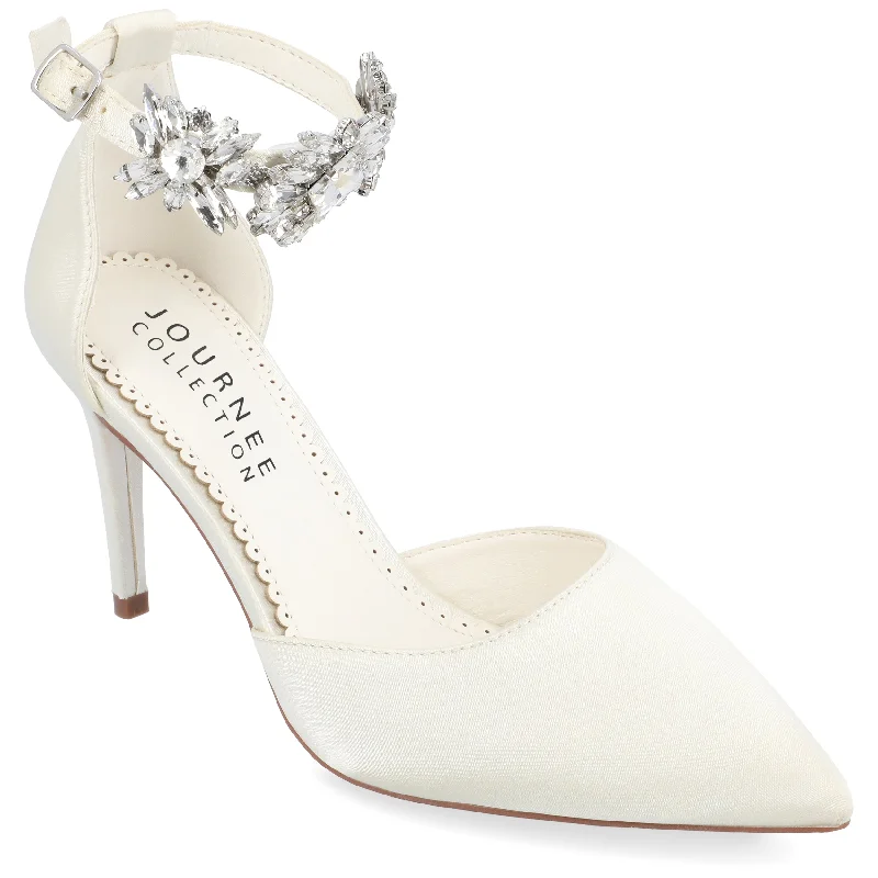 Women's studded stiletto heel pumps for an edgy lookJournee Collection Women's Loxley Pump Women's studded stiletto heel pumps for an edgy lookJournee Collection Women's Loxley Pump