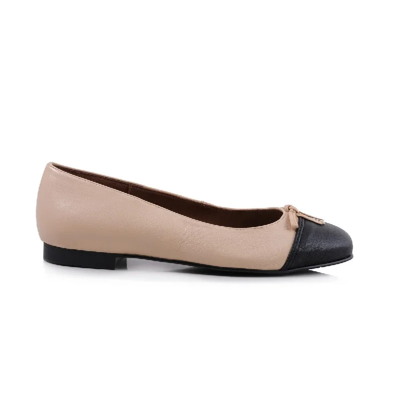Women's wide - width stiletto heel pumps for a comfortable fitFroggie 12586 Cream/Black Women's wide - width stiletto heel pumps for a comfortable fitFroggie 12586 Cream/Black