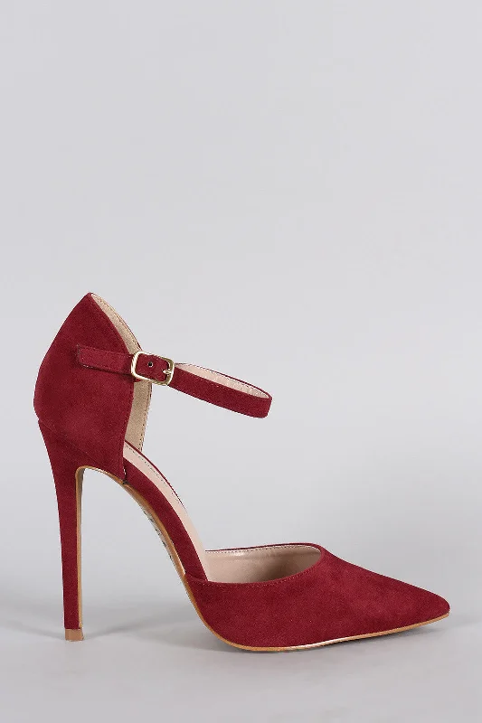 Women's cocktail party stiletto heel pumps with a unique patternShoe Republic LA Mary Jane Pointy Toe Pump Women's cocktail party stiletto heel pumps with a unique patternShoe Republic LA Mary Jane Pointy Toe Pump
