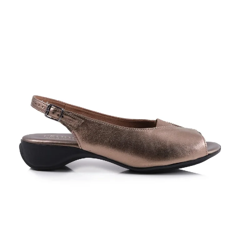 Women's bronze stiletto heel pumps for a warm and metallic lookFroggie 10345 Lead Metallic Women's bronze stiletto heel pumps for a warm and metallic lookFroggie 10345 Lead Metallic