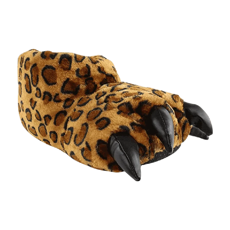 Women's Faux Fur Lined Slippers with Memory Foam Insoles in Pink for Cozy NightsLeopard Claw Foot Slippers Women's Faux Fur Lined Slippers with Memory Foam Insoles in Pink for Cozy NightsLeopard Claw Foot Slippers