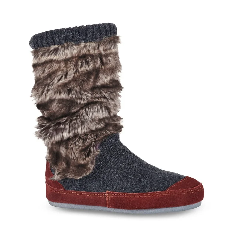 Heated Women's Slippers with Adjustable Temperature Settings in Gray for Cold WintersWomen's Slouch Boot Slippers with Indoor/Outdoor Sole Heated Women's Slippers with Adjustable Temperature Settings in Gray for Cold WintersWomen's Slouch Boot Slippers with Indoor/Outdoor Sole