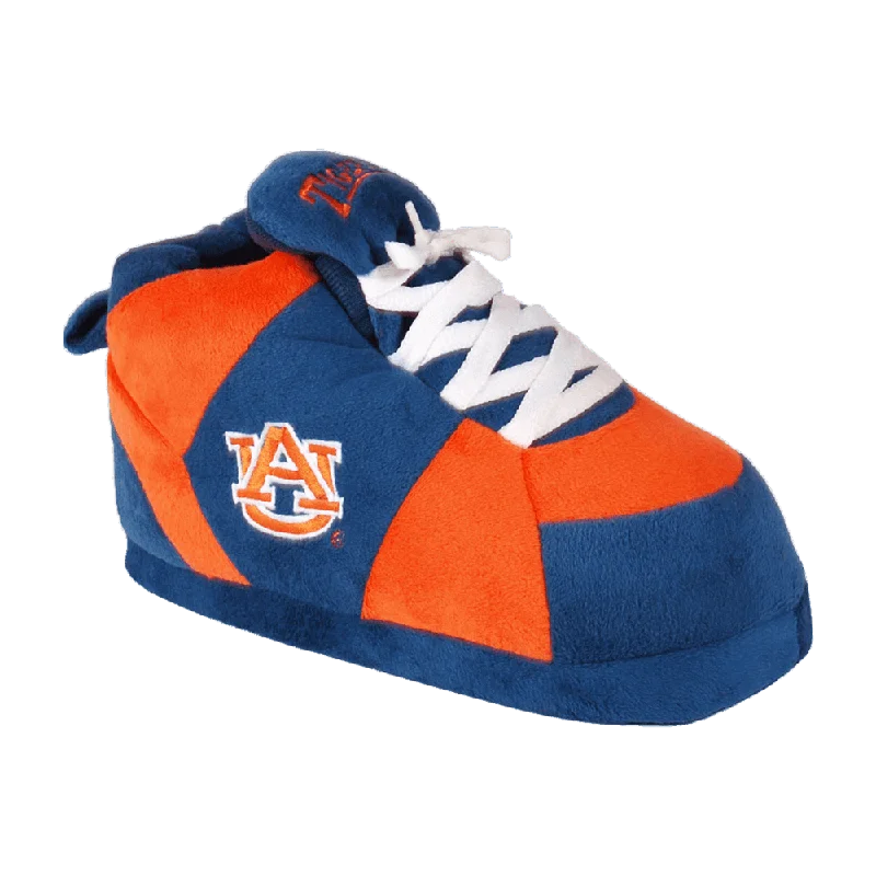 Plus Size Women's Open - Toe Slippers with a Velcro Strap in Black for Easy AdjustmentAuburn Tigers Plus Size Women's Open - Toe Slippers with a Velcro Strap in Black for Easy AdjustmentAuburn Tigers