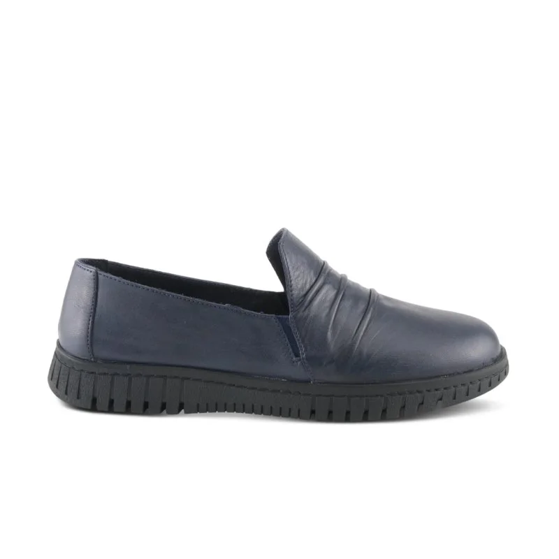 Lightweight Women's Mesh - Paneled Loafers in White for BreathabilitySpring Step Women's Patton - Navy Lightweight Women's Mesh - Paneled Loafers in White for BreathabilitySpring Step Women's Patton - Navy