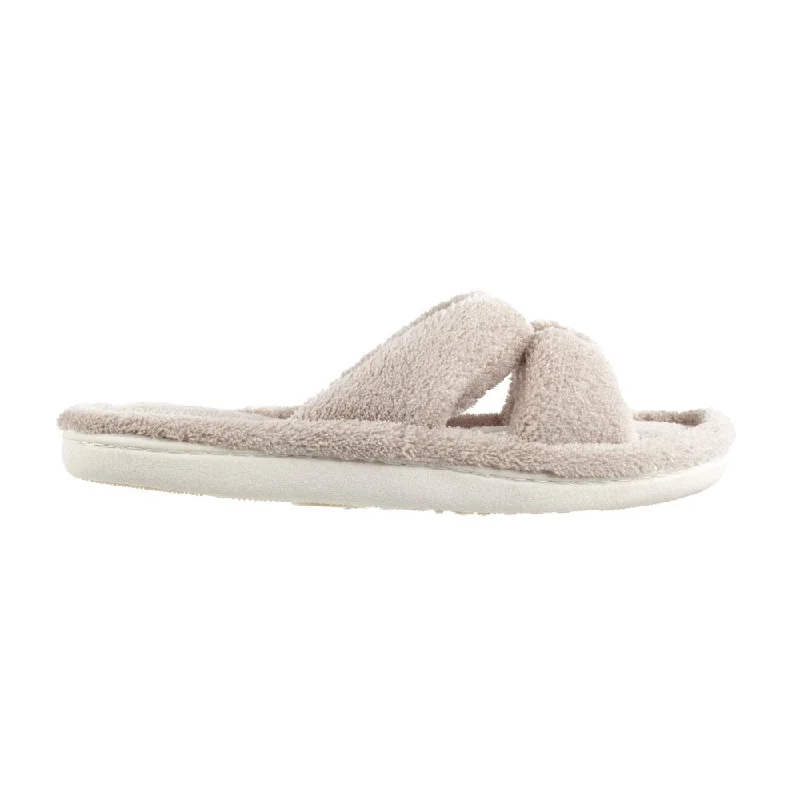 LED - Lighted Women's Slippers in Multicolor for a Fun and Functional FeatureWomen’s Microterry with Satin X-Slide Slippers LED - Lighted Women's Slippers in Multicolor for a Fun and Functional FeatureWomen’s Microterry with Satin X-Slide Slippers