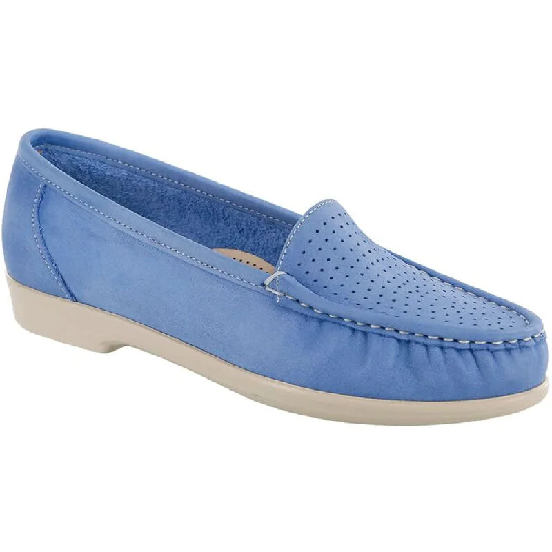Lightweight Women's Mesh - Paneled Loafers in White for BreathabilitySAS Savvy Loafer Denim Leather (Women's) Lightweight Women's Mesh - Paneled Loafers in White for BreathabilitySAS Savvy Loafer Denim Leather (Women's)