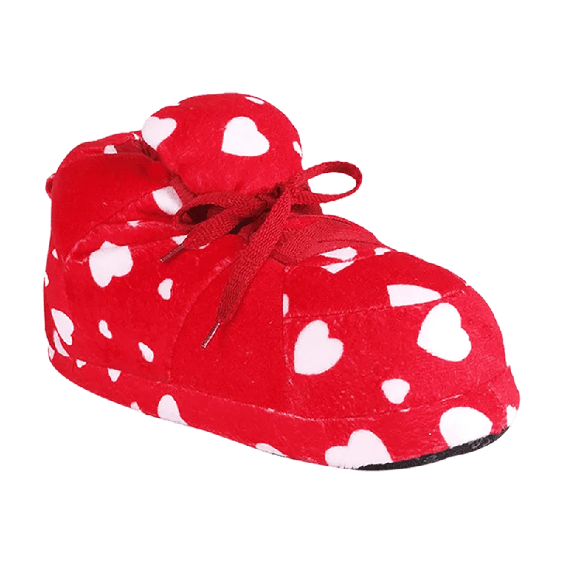 Women's Ballet Flat - Style Slippers with a Rhinestone Embellishment in Silver for a Glamorous TouchRed Heart Women's Ballet Flat - Style Slippers with a Rhinestone Embellishment in Silver for a Glamorous TouchRed Heart