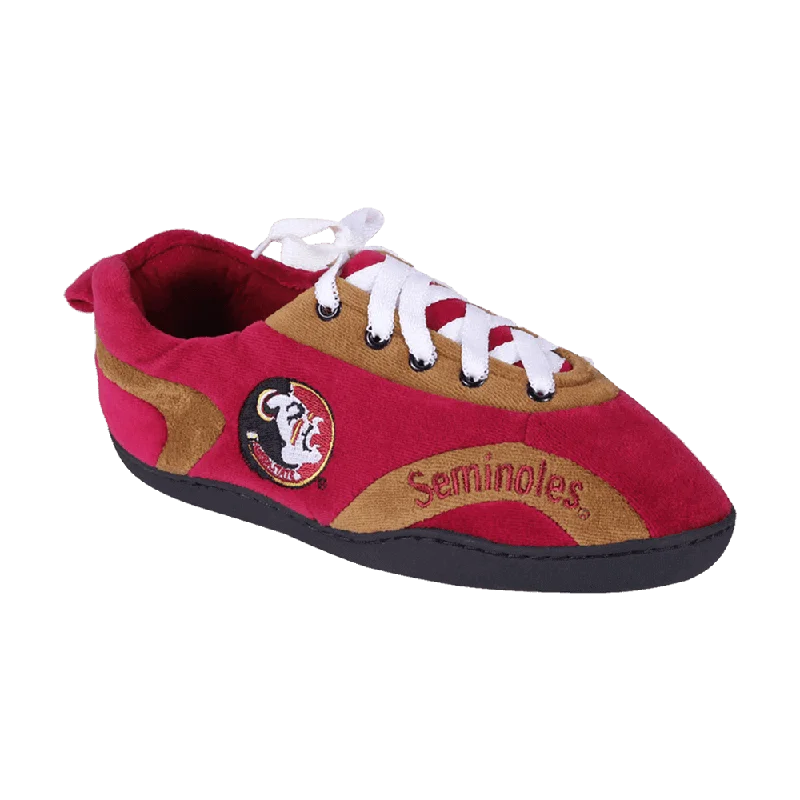 Vegan Leather Women's Slippers with a Padded Insole in Tan for a Cruelty - Free OptionFlorida State Seminoles All Around Vegan Leather Women's Slippers with a Padded Insole in Tan for a Cruelty - Free OptionFlorida State Seminoles All Around