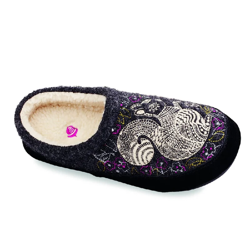 Women's Knitted Cable Pattern Slippers with a Non - Slip Sole in Cream for Indoor ComfortWomen's Forest Mule Slipper with Indoor/Outdoor Sole Women's Knitted Cable Pattern Slippers with a Non - Slip Sole in Cream for Indoor ComfortWomen's Forest Mule Slipper with Indoor/Outdoor Sole