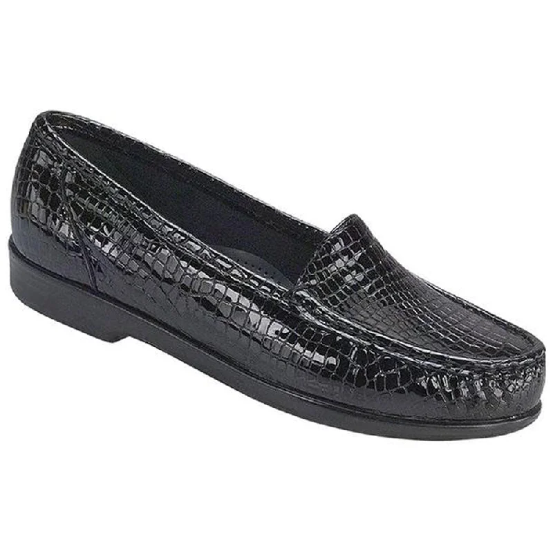 Women's Bow - Embellished Loafers in Red for a Feminine TouchSAS Simplify Loafer Black Croc (Women's) Women's Bow - Embellished Loafers in Red for a Feminine TouchSAS Simplify Loafer Black Croc (Women's)