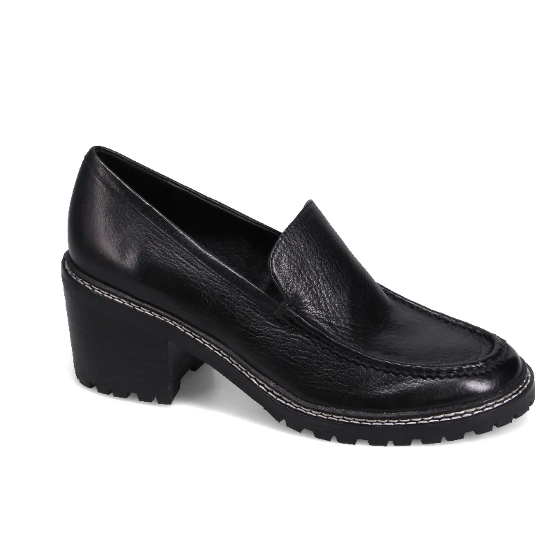 Women's Metallic Foil - Finish Loafers in Gold for a Glamorous Night OutBonne - Black Women's Metallic Foil - Finish Loafers in Gold for a Glamorous Night OutBonne - Black