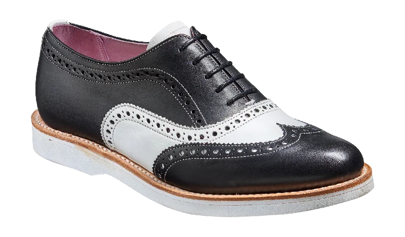 Women's Faux Fur - Lined Oxfords in Tan for a Cozy Winter OptionJosie – Black / White Calf Women's Faux Fur - Lined Oxfords in Tan for a Cozy Winter OptionJosie – Black / White Calf