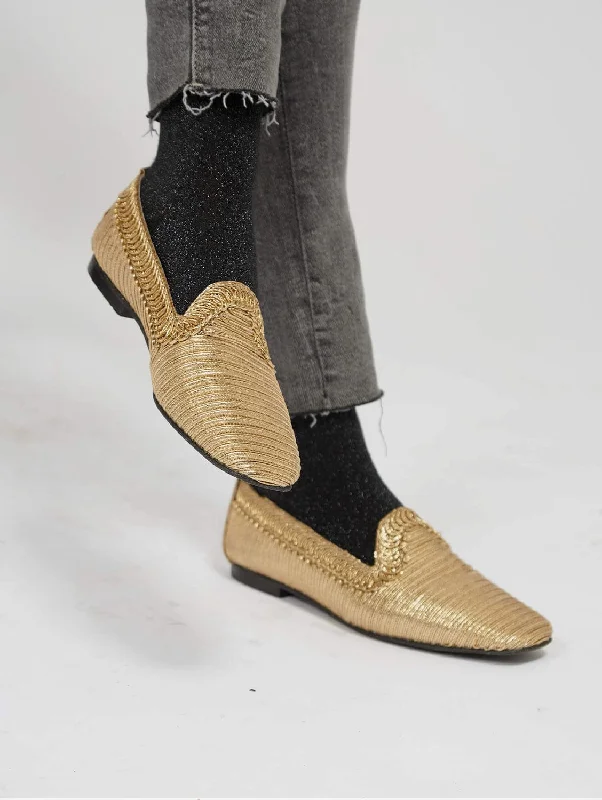 Child - Friendly Women's Loafers in Purple for Moms on the GoNY Metallic Vegan Loafers | Gold Child - Friendly Women's Loafers in Purple for Moms on the GoNY Metallic Vegan Loafers | Gold