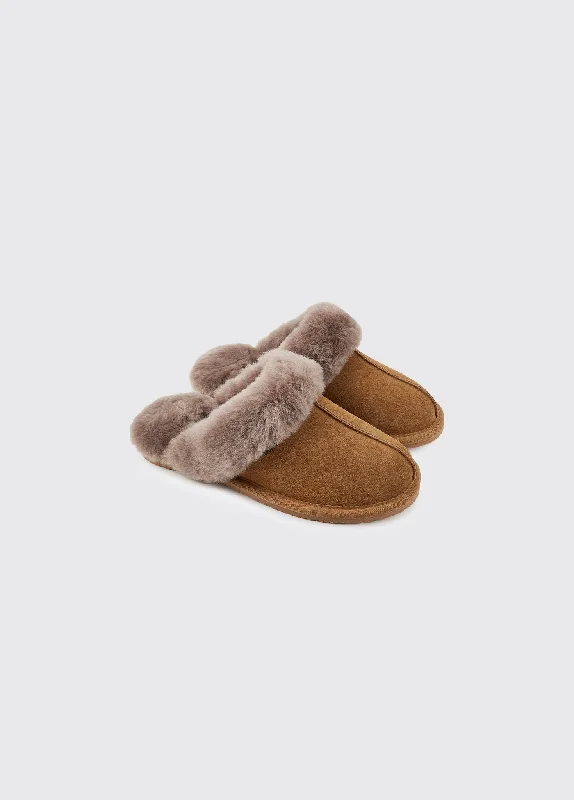 Memory Foam Women's Slippers with a Slip - On Design in Navy for Easy WearRockmill Women's Mule Slippers - Sand Memory Foam Women's Slippers with a Slip - On Design in Navy for Easy WearRockmill Women's Mule Slippers - Sand