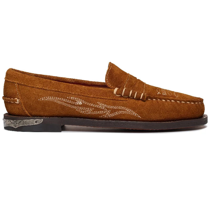 Sustainable Women's Recycled Material Loafers in Gray for Eco - Conscious ShoppersDan Dallas Woman - Brown Cognac Sustainable Women's Recycled Material Loafers in Gray for Eco - Conscious ShoppersDan Dallas Woman - Brown Cognac