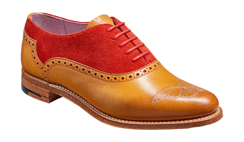 Shock - Absorbing Women's Oxfords in Gray for Active LifestylesGwen - Cedar Calf / Red Suede Shock - Absorbing Women's Oxfords in Gray for Active LifestylesGwen - Cedar Calf / Red Suede