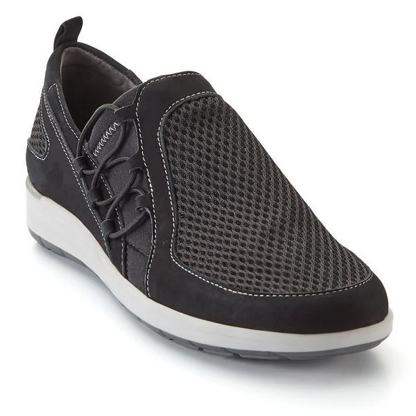 Orthopedic Women's Loafers with Arch Support in Brown for Foot HealthWalking Cradle Onyx Black Mesh/Nubuck Orthopedic Women's Loafers with Arch Support in Brown for Foot HealthWalking Cradle Onyx Black Mesh/Nubuck
