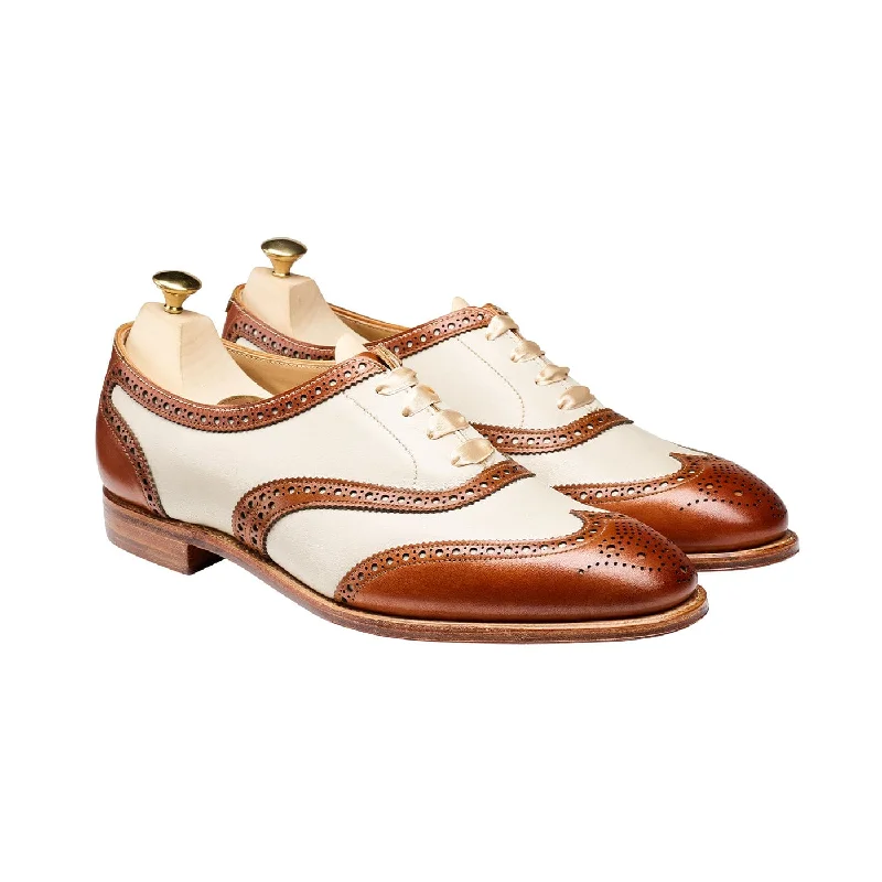 Child - Proof Women's Oxfords in Purple for Moms on the MoveAlice Tan & Ivory Burnished Calf Child - Proof Women's Oxfords in Purple for Moms on the MoveAlice Tan & Ivory Burnished Calf