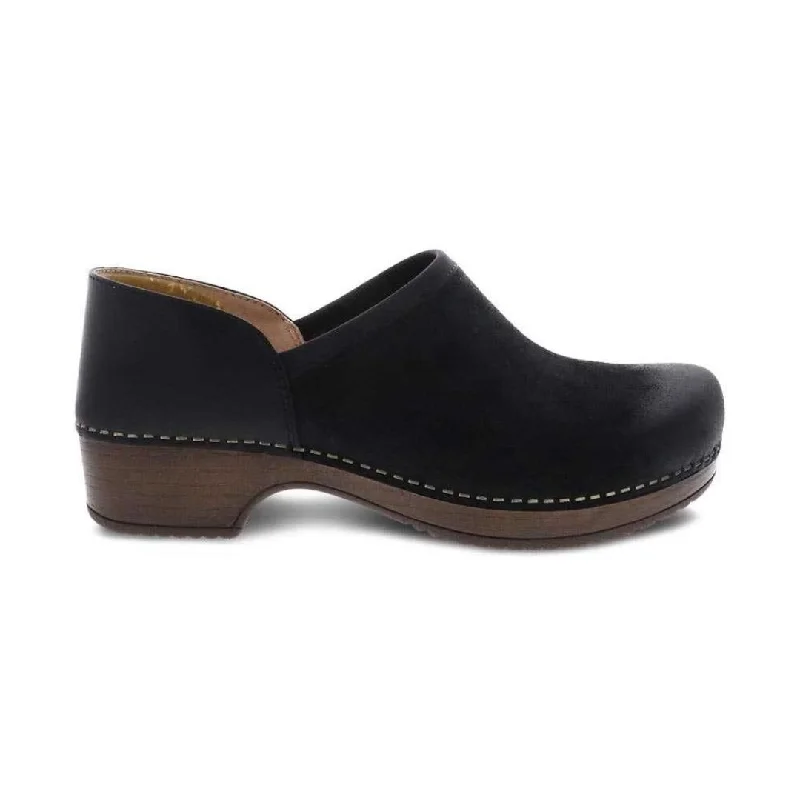 Slip - Resistant Women's Rubber - Sole Loafers in Navy for Wet ConditionsDansko Women's Brenna - Black Slip - Resistant Women's Rubber - Sole Loafers in Navy for Wet ConditionsDansko Women's Brenna - Black