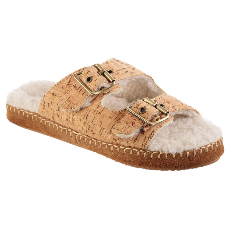 Women's Shearling Lined Slippers with a Fleece Upper in Tan for Ultimate WarmthWomen's Sustainable Camden Double Buckle Slide with Cloud Cushion® Comfort Women's Shearling Lined Slippers with a Fleece Upper in Tan for Ultimate WarmthWomen's Sustainable Camden Double Buckle Slide with Cloud Cushion® Comfort