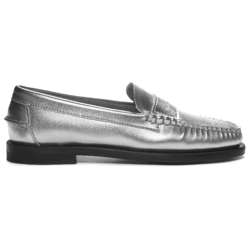 Women's Geometric - Patterned Loafers in Multicolor for a Fashion - Forward LookDan Met Woman - Silver Women's Geometric - Patterned Loafers in Multicolor for a Fashion - Forward LookDan Met Woman - Silver