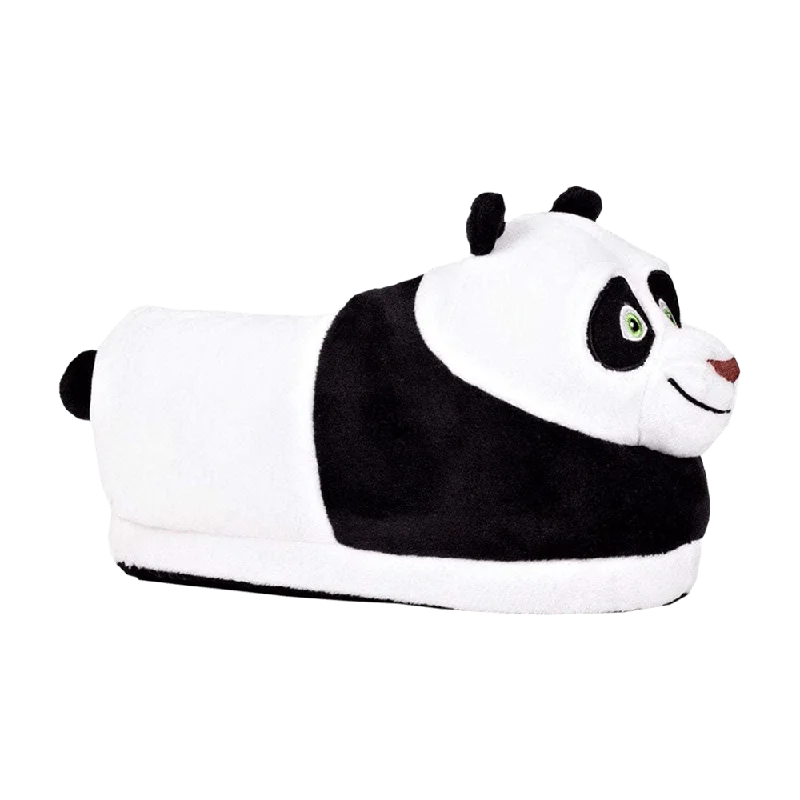 Women's Slippers with a Built - in Heel in Black for a Slightly Elevated LookPaul the Panda Women's Slippers with a Built - in Heel in Black for a Slightly Elevated LookPaul the Panda