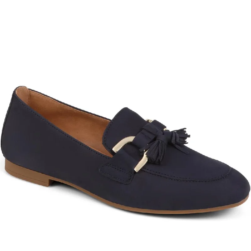 Slip - Resistant Women's Rubber - Sole Loafers in Navy for Wet ConditionsJack Leather Loafers - GAB37516 / 323 533 Slip - Resistant Women's Rubber - Sole Loafers in Navy for Wet ConditionsJack Leather Loafers - GAB37516 / 323 533