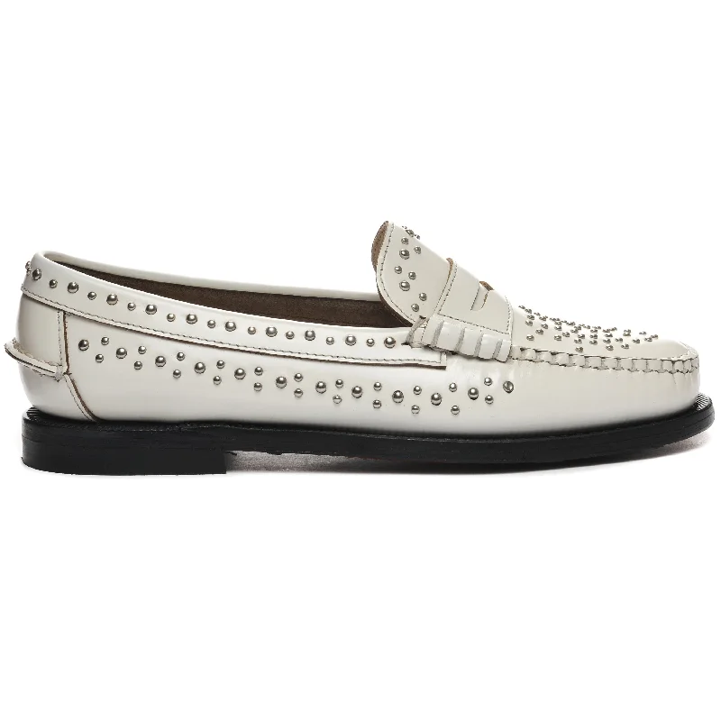 Women's Premium Leather Tassel Loafers in Dark Brown for a Classic Office LookDan Studs Woman - White Women's Premium Leather Tassel Loafers in Dark Brown for a Classic Office LookDan Studs Woman - White