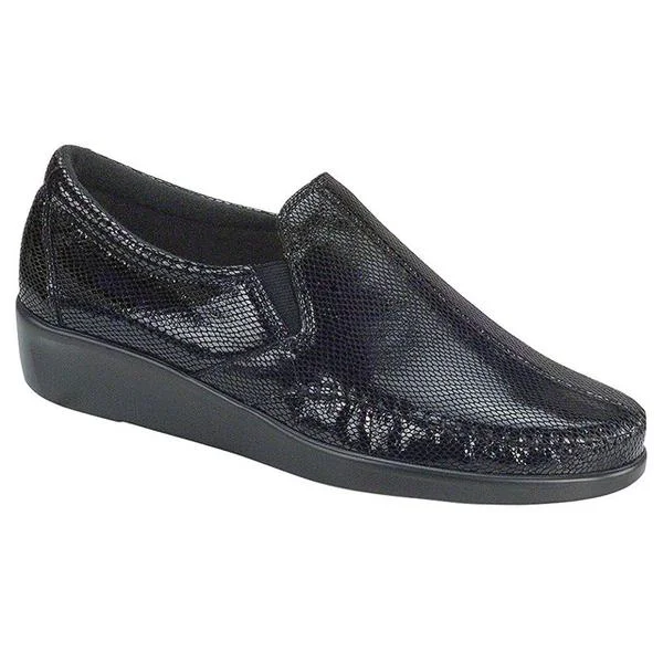 Women's Embroidered Floral Pattern Loafers in Beige for a Spring - Inspired OutfitSAS Dream Loafer Black Snake (Women's) Women's Embroidered Floral Pattern Loafers in Beige for a Spring - Inspired OutfitSAS Dream Loafer Black Snake (Women's)