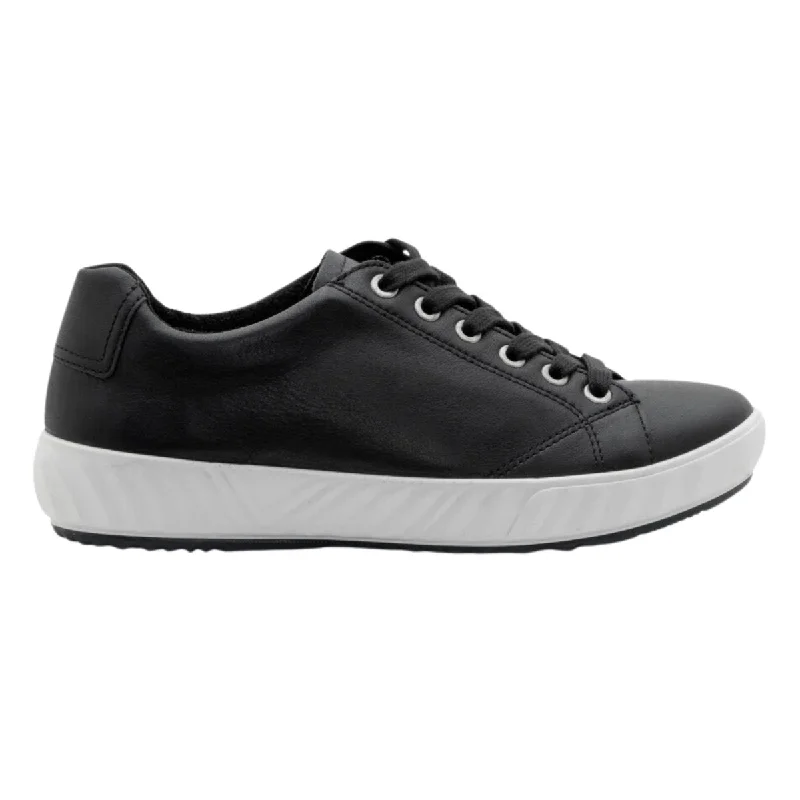Shock - Absorbing Women's Oxfords in Gray for Active LifestylesAra Women's Alexandria Black Leather/White Sole Shock - Absorbing Women's Oxfords in Gray for Active LifestylesAra Women's Alexandria Black Leather/White Sole