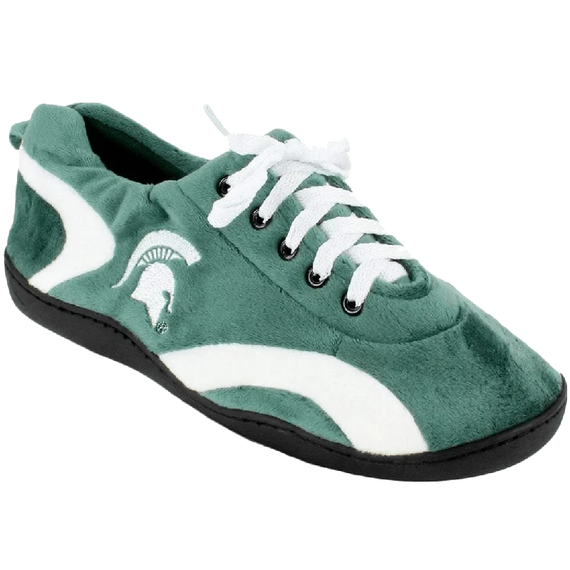 Women's Gel - Cushioned Slippers with a Soft Sole in Blue for All - Day ComfortMichigan State Spartans All Around Women's Gel - Cushioned Slippers with a Soft Sole in Blue for All - Day ComfortMichigan State Spartans All Around
