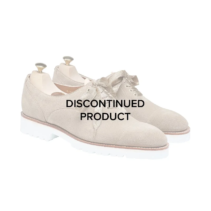 Sustainable Recycled Material Women's Oxfords in Gray for Eco - Conscious ShoppersSara Nut Suede Sustainable Recycled Material Women's Oxfords in Gray for Eco - Conscious ShoppersSara Nut Suede