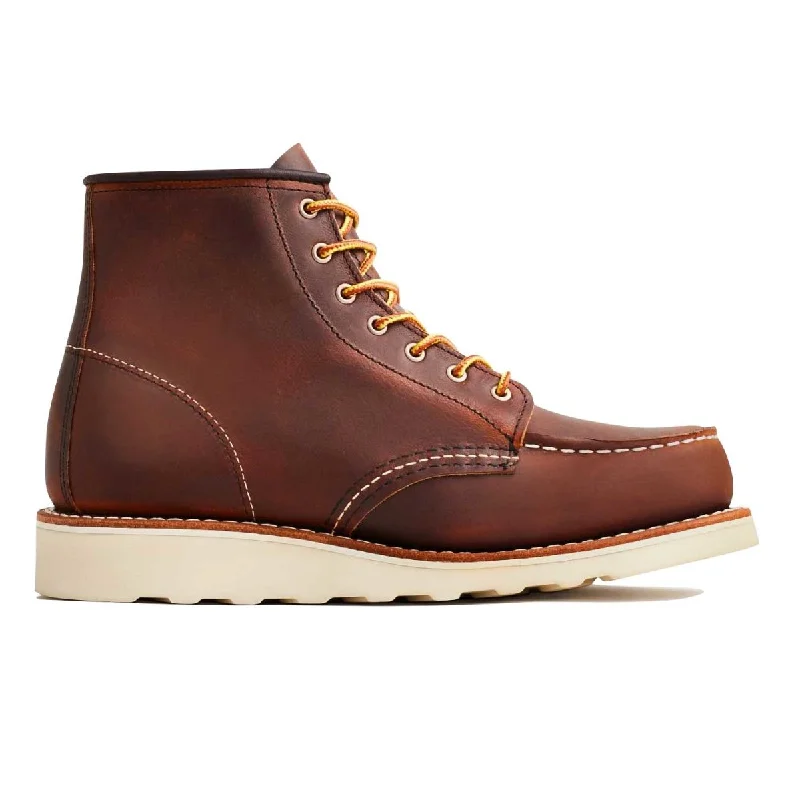 Non - Slip Rubber Sole Women's Oxfords in Navy for Wet and Slippery ConditionsRed Wing Women's 6-Inch Classic Moc 3428 Copper Non - Slip Rubber Sole Women's Oxfords in Navy for Wet and Slippery ConditionsRed Wing Women's 6-Inch Classic Moc 3428 Copper