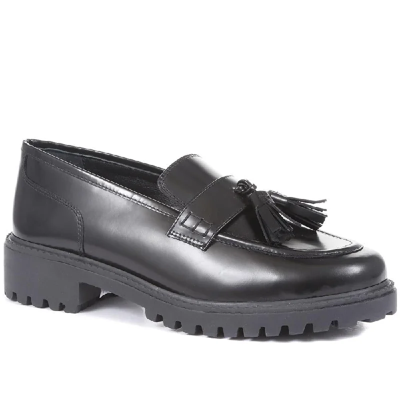 Elastic - Back Women's Loafers in Teal for Easy On - and - OffLove Chunky Leather Loafers - LOVE / 322 266 Elastic - Back Women's Loafers in Teal for Easy On - and - OffLove Chunky Leather Loafers - LOVE / 322 266