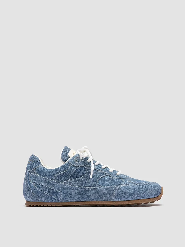 Waterproof Women's Loafers in Black for Rainy DaysAWAY 101 - Blue Suede Low Top Sneakers Waterproof Women's Loafers in Black for Rainy DaysAWAY 101 - Blue Suede Low Top Sneakers