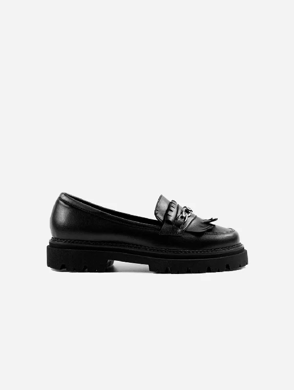 Elastic - Back Women's Loafers in Teal for Easy On - and - OffChunky Grape Leather Vegan Loafers | Black Elastic - Back Women's Loafers in Teal for Easy On - and - OffChunky Grape Leather Vegan Loafers | Black