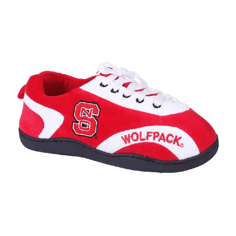 Women's Ballet Flat - Style Slippers with a Rhinestone Embellishment in Silver for a Glamorous TouchNorth Carolina State Wolf Pack All Around Women's Ballet Flat - Style Slippers with a Rhinestone Embellishment in Silver for a Glamorous TouchNorth Carolina State Wolf Pack All Around