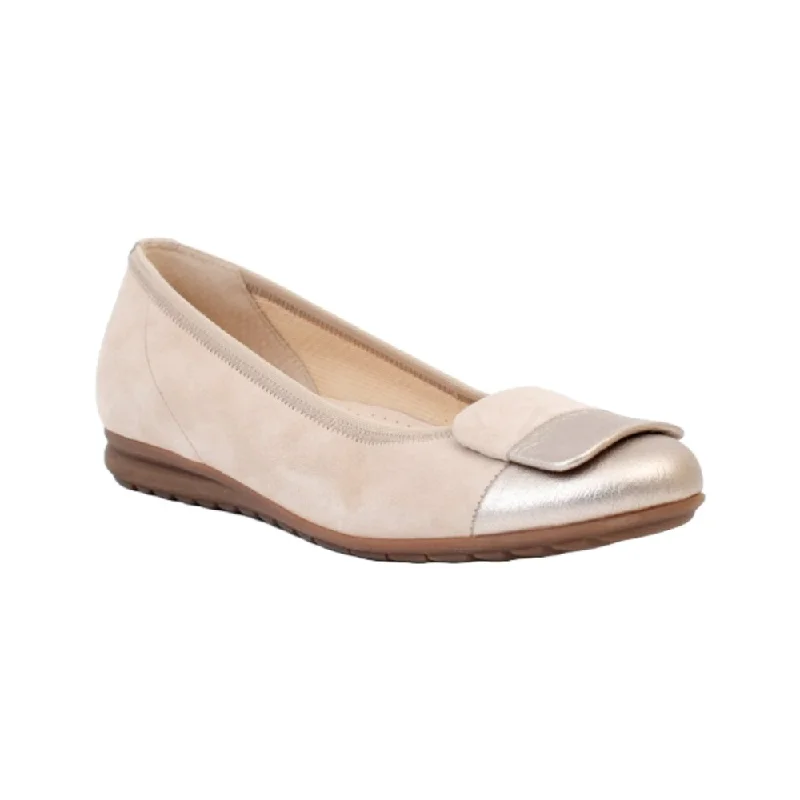 Sustainable Women's Recycled Material Loafers in Gray for Eco - Conscious ShoppersGabor Women's 22.624.33 Ballet Flat - Oak/Pewter Sustainable Women's Recycled Material Loafers in Gray for Eco - Conscious ShoppersGabor Women's 22.624.33 Ballet Flat - Oak/Pewter