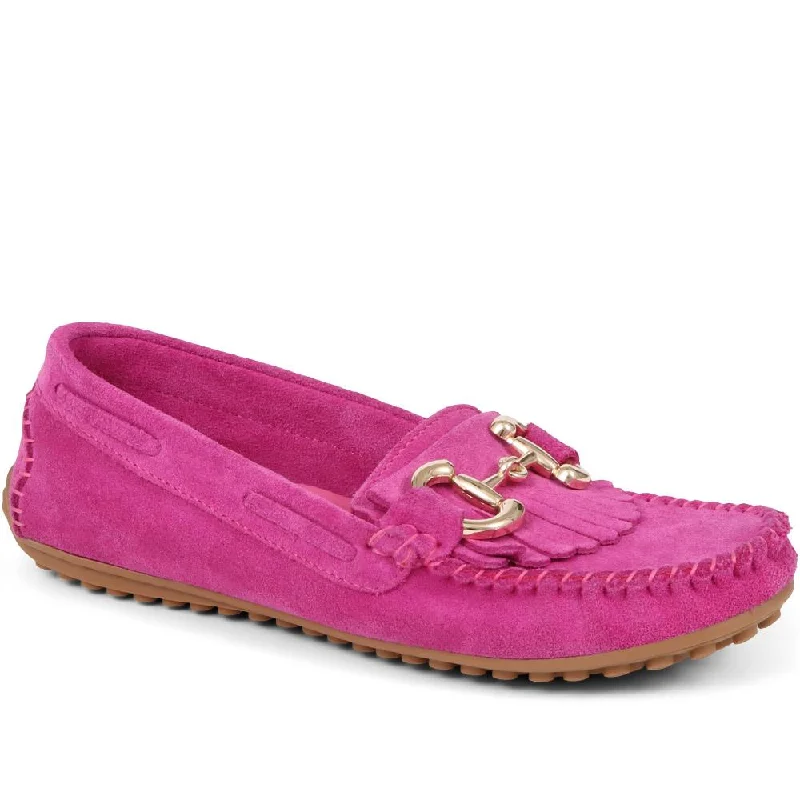 Plus Size Women's Wide - Fit Penny Loafers in Black for All - Day ComfortGiustina Suede Buckle Moccasins - GIUSTINA / 323 917 Plus Size Women's Wide - Fit Penny Loafers in Black for All - Day ComfortGiustina Suede Buckle Moccasins - GIUSTINA / 323 917