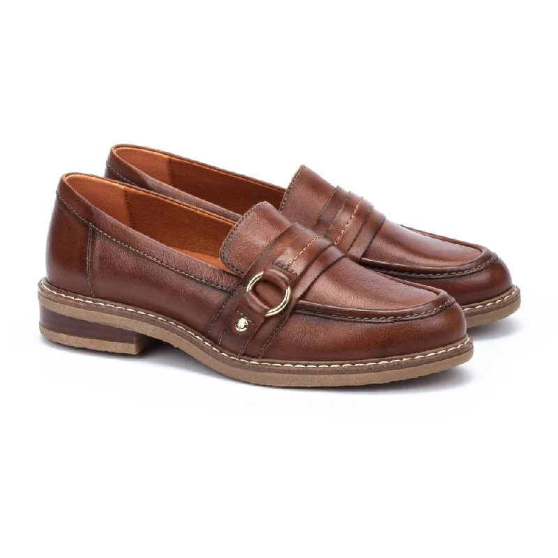 Women's Fur - Lined Loafers in Tan for a Cozy Winter OptionPikolinos Women's Aldaya NAW8J-3693 - Cuero Women's Fur - Lined Loafers in Tan for a Cozy Winter OptionPikolinos Women's Aldaya NAW8J-3693 - Cuero