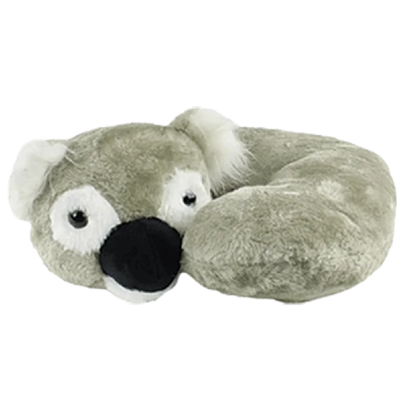 Women's Backless Slippers with a Furry Trim in Light Pink for a Cute and Casual LookKoala Pillow Pal Women's Backless Slippers with a Furry Trim in Light Pink for a Cute and Casual LookKoala Pillow Pal